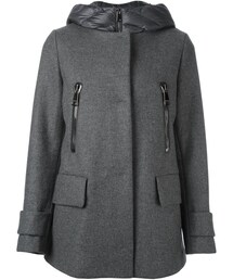 MONCLER | Moncler - Euphemia ダウンコート - women - ダウンフェザー/ポリアミド/バージンウール - 3(チェスターコート)