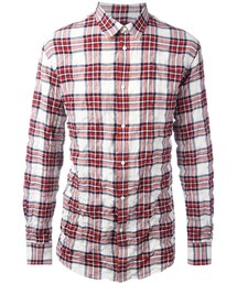 DSQUARED2 | Dsquared2 - チェック柄 シャツ - men - コットン/スパンデックス - 46(シャツ/ブラウス)