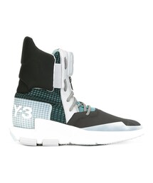 Y-3 | Y-3 - カラーブロック レースアップブーツ - men - レザー/ポリエステル/rubber - 6(スニーカー)