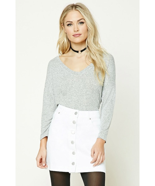 FOREVER 21（フォーエバー トゥエンティーワン）の「FOREVER 21+ Contemporary Denim Mini Skirt（スカート・レディース・Black/Blue/White・S/M/L/XL）」の5枚目の写真