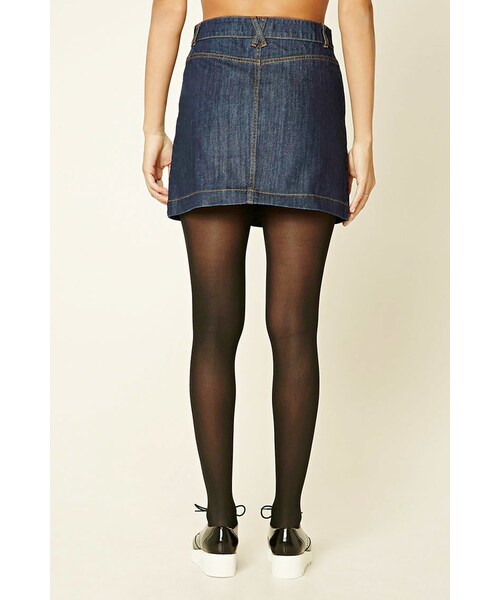 FOREVER 21（フォーエバー トゥエンティーワン）の「FOREVER 21+ Contemporary Denim Mini Skirt（スカート・レディース・Black/Blue/White・S/M/L/XL）」の12枚目の写真