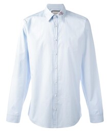 GUCCI | Gucci - 刺繍ディテール シャツ - men - コットン - 40(シャツ/ブラウス)