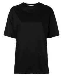 LE CIEL BLEU | Le Ciel Bleu - コルセットディテール Tシャツ - women - コットン/ナイロン - 36(Tシャツ/カットソー)