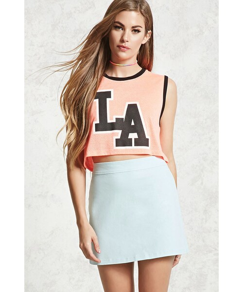 FOREVER 21（フォーエバー トゥエンティーワン）の「FOREVER 21+ Exposed Zipper Mini Skirt（スカート・レディース・Black/Pink/Green・S/M/L）」の2枚目の写真