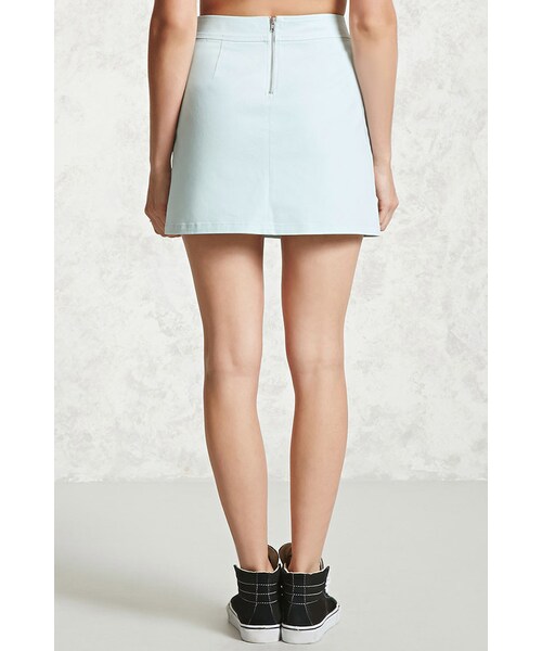 FOREVER 21（フォーエバー トゥエンティーワン）の「FOREVER 21+ Exposed Zipper Mini Skirt（スカート・レディース・Black/Pink/Green・S/M/L）」の13枚目の写真