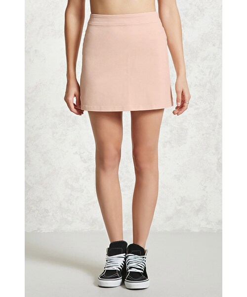 FOREVER 21（フォーエバー トゥエンティーワン）の「FOREVER 21+ Exposed Zipper Mini Skirt（スカート・レディース・Black/Pink/Green・S/M/L）」の5枚目の写真