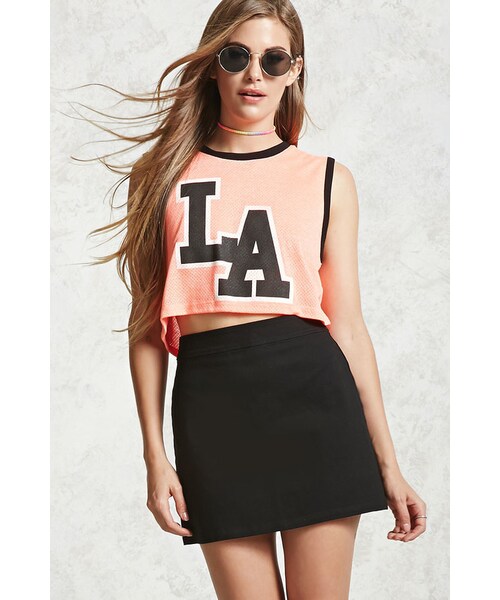 FOREVER 21（フォーエバー トゥエンティーワン）の「FOREVER 21+ Exposed Zipper Mini Skirt（スカート・レディース・Black/Pink/Green・S/M/L）」の11枚目の写真