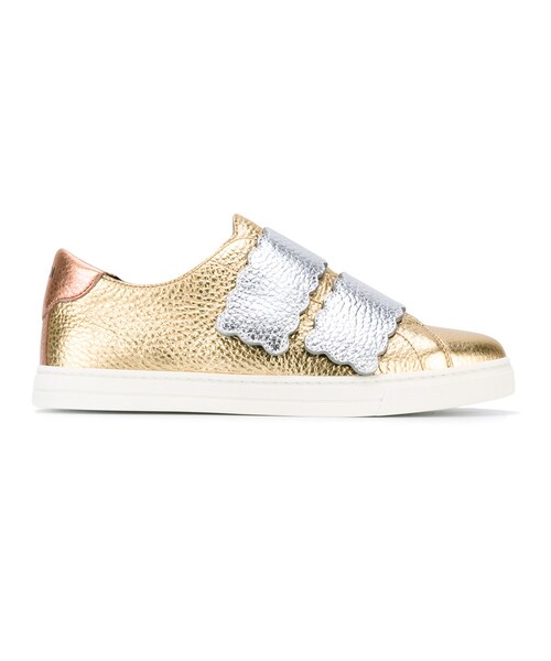 FENDI（フェンディ）の「Fendi メタリックレザースニーカー women カーフレザー/レザー/Foam Rubber