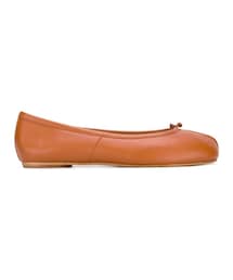 Maison Margiela | Maison Margiela - Tabi フラットシューズ - women - カーフレザー/レザー - 41(バレエシューズ)