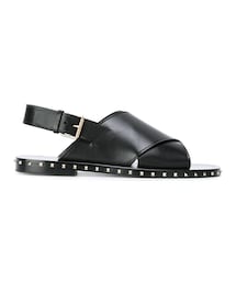 VALENTINO | Valentino - Garavani Soul Rockstud サンダル - men - カーフレザー/レザー/金属（めっき） - 43(サンダル)