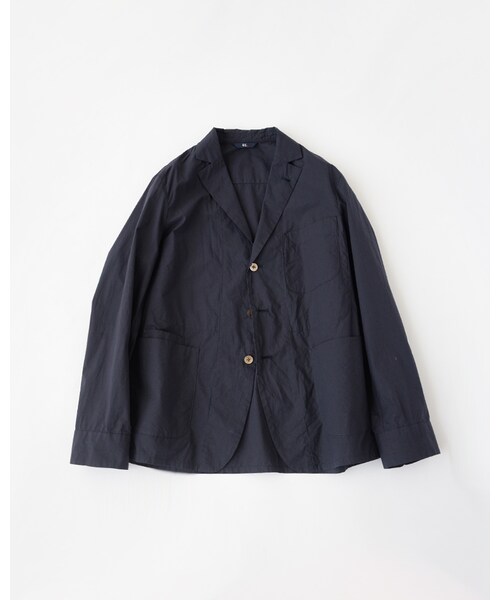 45R（フォーティファイブアール）の「スビン平シャツジャケット（ジャケット/アウター・メンズ・グレートップ/ブルーストライプ/ネイビー・3-M/4-L）」の3枚目の写真