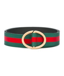 GUCCI | Gucci - Web ベルト - men - コットン/レザー - 105(ベルト)