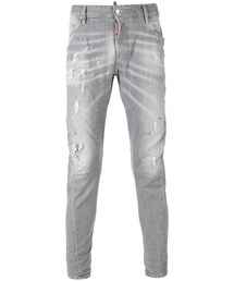 DSQUARED2 | Dsquared2 - バイカージーンズ - men - コットン/ポリエステル/スパンデックス - 48(デニムパンツ)