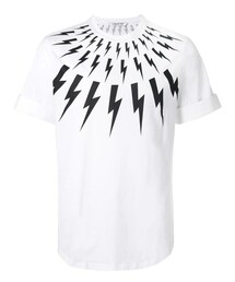 NEIL BARRETT | Neil Barrett - Lightning Bolt Tシャツ - men - コットン - 38(Tシャツ/カットソー)