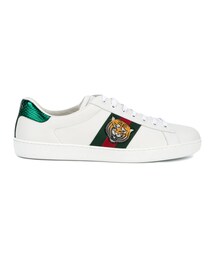 GUCCI ホワイト スニーカー 蛇の刺繍 GUCCI(グッチ) ローカットスニーカー548950 548950 ベージュ