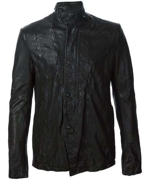 JULIUS ユリウスラムスキンライダースジャケットレザー