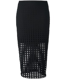 T BY ALEXANDER WANG | T By Alexander Wang - メッシュスカート - women - ポリエステル/スパンデックス/レーヨン - S(スカート)