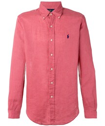 POLO RALPH LAUREN | Polo Ralph Lauren - ロゴ刺繍 シャツ - men - リネン - S(シャツ/ブラウス)