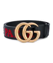 GUCCI | Gucci - ダブルgベルト - women - コットン/カーフレザー - 75(ベルト)