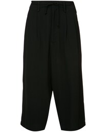 Yohji Yamamoto | Yohji Yamamoto - クロップドパンツ - men - レーヨン - 2(その他パンツ)