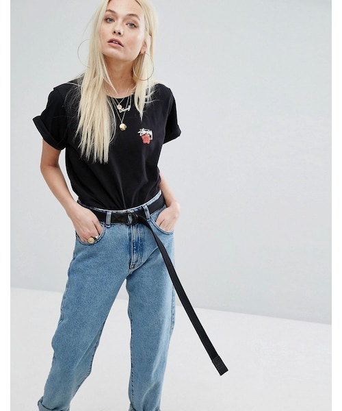 すぐにお届け♪ STUSSY ローズ グラフィック Tシャツ 41rasMGouCL._UY1000_.jpg