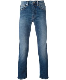 EDWIN | Edwin - ウォッシュド スリムジーンズ - men - コットン/再生コットン/ポリエステル/スパンデックス - 34(デニムパンツ)