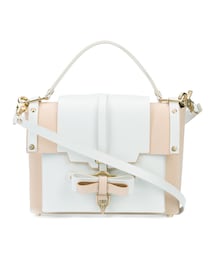 Niels Peeraer | Niels Peeraer - リボン装飾 斜めがけバッグ - women - レザー - ワンサイズ(ショルダーバッグ)