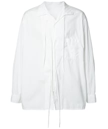 Yohji Yamamoto | Yohji Yamamoto - フロントタイ シャツ - men - コットン - 3(シャツ/ブラウス)