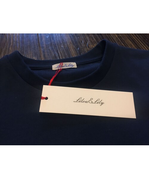 no brand（ノーブランド）の「"NEW"　Lilou&Lily　Pablo big tee　indigo blue（Tシャツ/カットソー・レディース・その他）」の8枚目の写真
