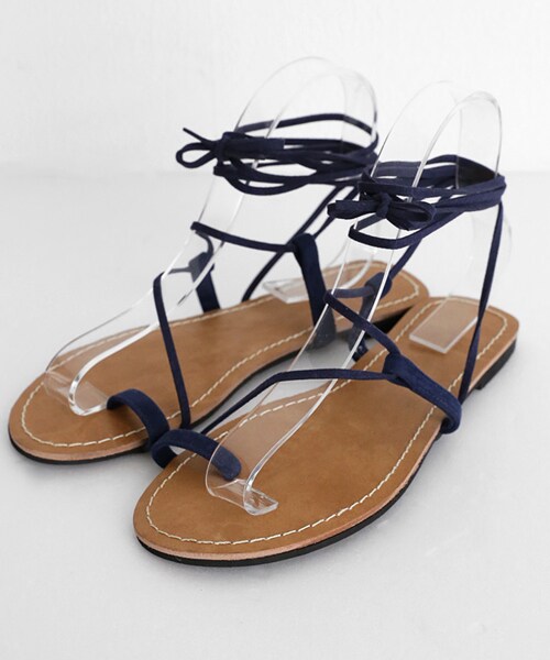 DHOLIC（ディーホリック）の「6COLORSロングレースアップフラットサンダル（サンダル・レディース・230/235/240/245/250）」の6枚目の写真