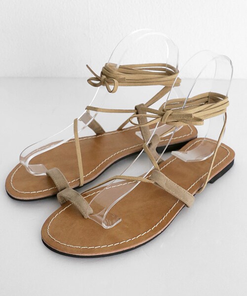 DHOLIC（ディーホリック）の「6COLORSロングレースアップフラットサンダル（サンダル・レディース・230/235/240/245/250）」の3枚目の写真