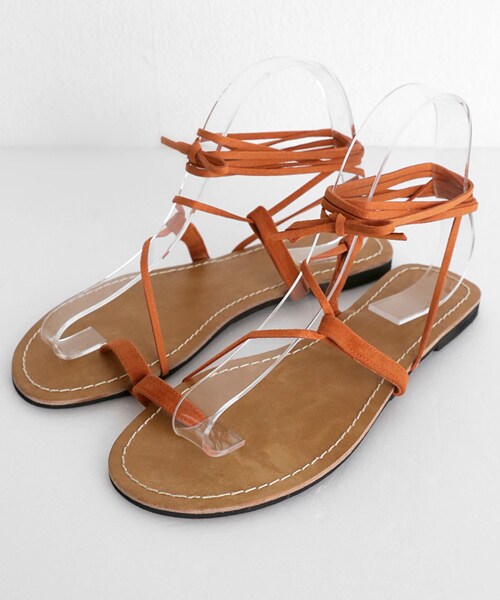 DHOLIC（ディーホリック）の「6COLORSロングレースアップフラットサンダル（サンダル・レディース・230/235/240/245/250）」の5枚目の写真