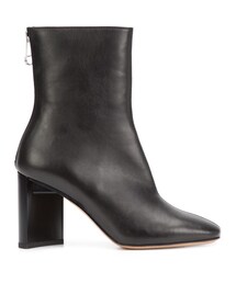 Maison Margiela | Maison Margiela - ブロックヒール アンクルブーツ - women - レザー - 40(ブーツ)