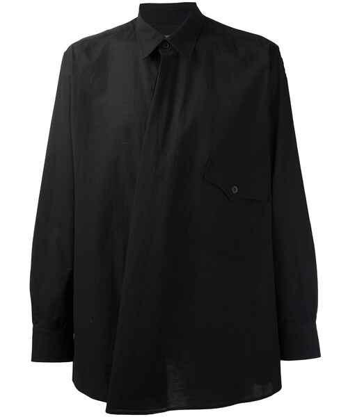 yohji yamamoto アシンメトリーシャツ