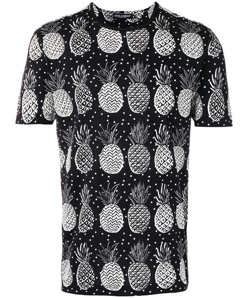 Dolce & Gabbana パイナップル柄 tシャツ org.jpg