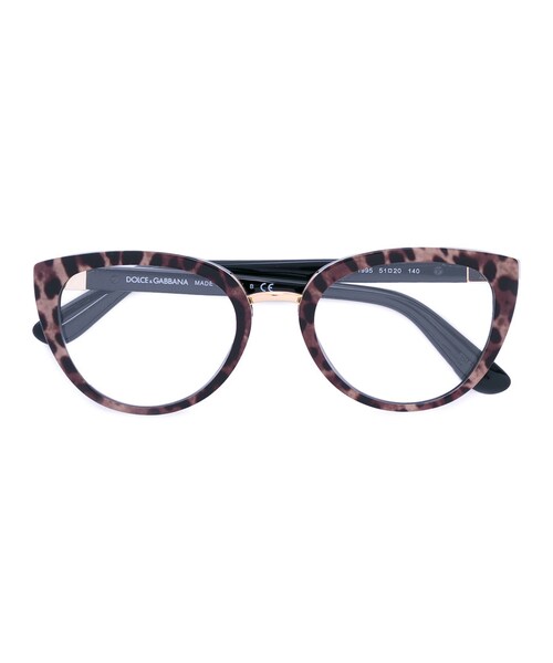◆DOLCE&GABBANA◆ロゴ付き　サングラス　レオパード柄 Dolce & Gabbana Eyewear ドルチェ＆ガッバーナ・アイウェア