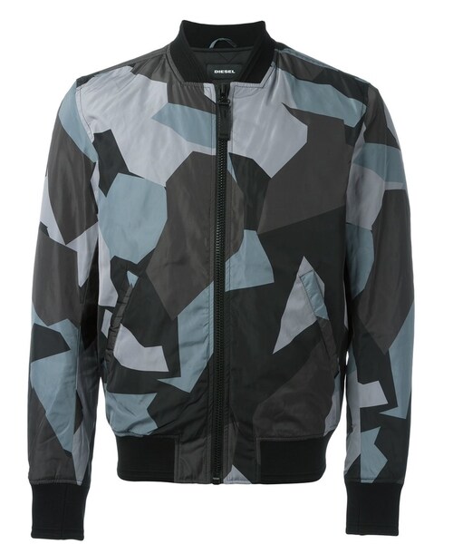 DIESEL（ディーゼル）の「Diesel - ジオメトリック柄 ボンバー 