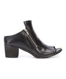 OFFICINE CREATIVE | Officine Creative - オープントゥ ブーツ - women - バッファローレザー/カーフレザー - 38(ブーツ)