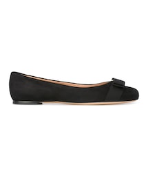 FERRAGAMO | Salvatore Ferragamo - Varina バレエシューズ - women - レザー/スエード - 9(バレエシューズ)
