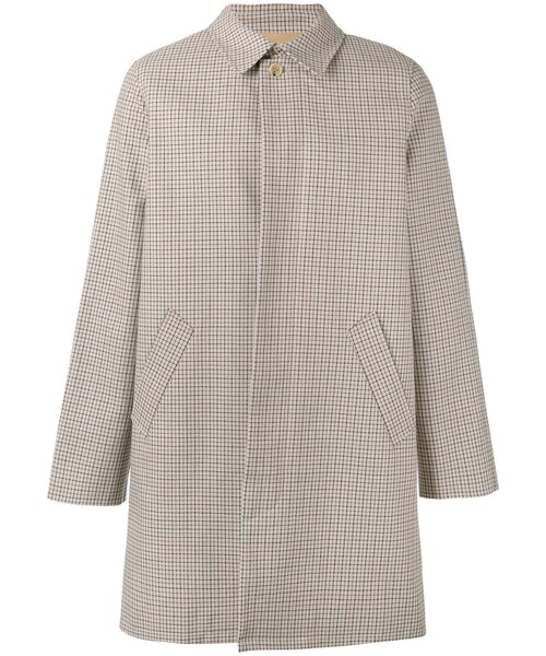 A.P.C.（アーペーセー）の「A.P.C. - チェック柄シングルコート