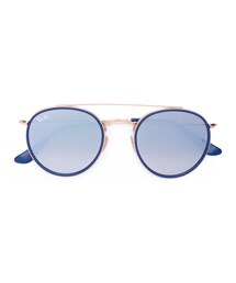 Ray-Ban | Ray-Ban - ラウンドフレームサングラス - unisex - metal - 51(サングラス)