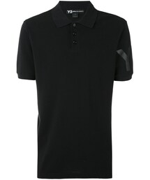 Y-3 | Y-3 - ロゴプリント ポロシャツ - men - コットン - L(ポロシャツ)
