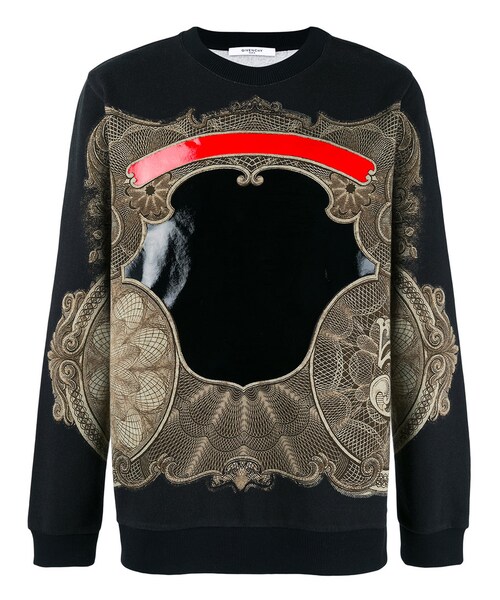 GIVENCHY(ジバンシイ)の「Givenchy - Blazon スウェットシャツ - men - コットン - S(スウェット・メンズ・ブラック・S)」の1枚目の写真
