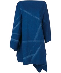 Yohji Yamamoto | Yohji Yamamoto - オーバーサイズ ケープトップス - women - コットン - S(シャツ/ブラウス)