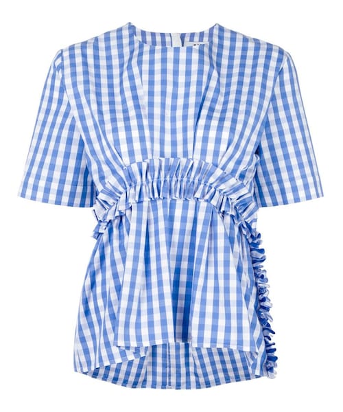 未使用＊MSGM チェック ブラウス シャツ MSGM（エムエスジーエム）の「MSGM - ギンガムチェック柄