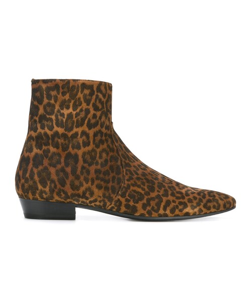 Saint Laurent（サンローラン）の「Saint Laurent - ヒョウ柄 ブーツ 