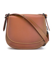 COACH | Coach - ステッチディテール サドルバッグ - women - レザー - ワンサイズ(ショルダーバッグ)