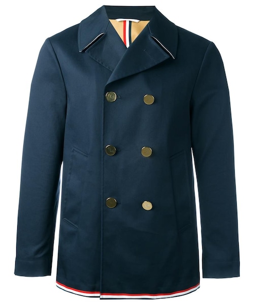 THOM BROWNE ネイビー ダブルブレストピーコート m46000269921_1.jpg?1747812969