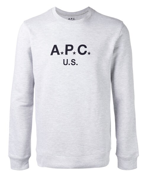 A.P.C.（アーペーセー）の「A.P.C. - ロゴプリント スウェットシャツ - men - コットン/ポリエステル - S（スウェット