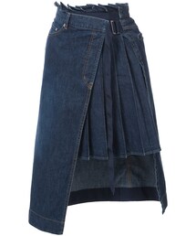 Sacai（サカイ）の「Sacai - デニムラップスカート - women